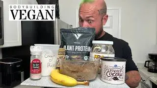 Vedge Chocolate Peanut Butter Cream of Rice! 63g Vegan Protein!! | TheBodybuildingVegan