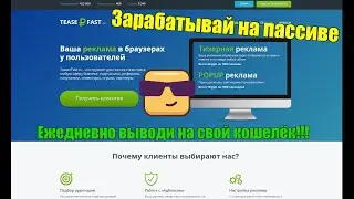 Обзор  сервиса по заработку TeaserFast