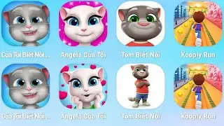 My Angela,Talking Tom,Kooply Run,Virtua pet Bob -Fun:...
