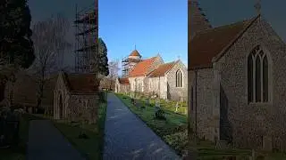 Historic St Mary & St Walstan Church Bawburgh Norfolk UK Burial site of St Walstan #saxon #church
