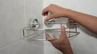 How Do You Install a Stainless Steel Suction Cup Corner Caddy Basket?