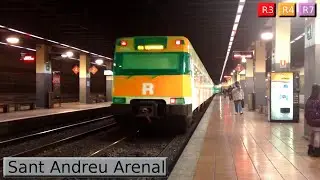 Sant Andreu Arenal R3 - R4 - R7 - R12 : Rodalies Barcelona ( Renfe 447 - Civia )