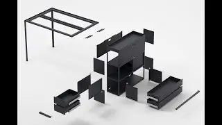 HAY New Order Shelving System by Stefan Diez