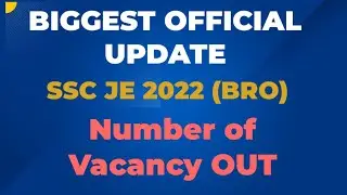 SSC JE Vacancy 2022 | SSC JE Electrical vacancies out | SSC JE BRO Vacancy Details