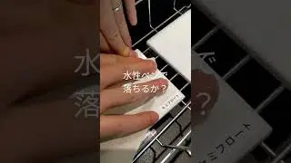 パナソニックラクシーナ！水性マジック落ちる！