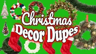 Christmas Decor Miniature DUPES for Dollhouse Decorating