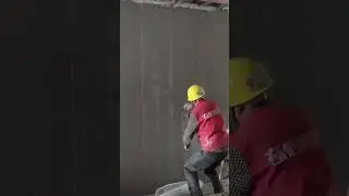 #rendering #machine #plasterer #renderings #plastering #plasteringwork #gypsum #automatic #wall