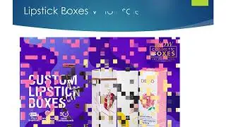 Lipstick Boxes | Custom Lipstick Packaging | Lipstick Boxes Wholesale