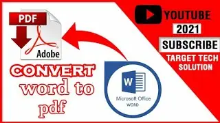 RECOMMENDED: Two Skillful Ways to Convert a WORD DOCUMENT as a PDF FILE | Office|