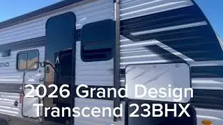 !NEW! 2026 Grand Design Transcend Xplor 23BHX Travel Trailer For Sale