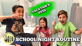 KIDS NIGHT ROUTINE | KIDS NIGHTLY BEDTIME ROUTINE | LARGE FAMILY of 7 | PHILLIPS FamBam Vlogs