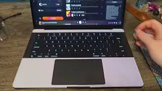 @decalgirl review for MacBook Pro skin, color/design is cotton candy