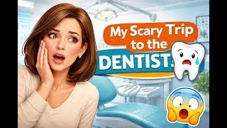 Learning English: My Scary Trip to the Dentist! 🦷 (Simple English Story)