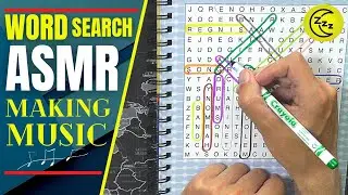 [ASMR] WORD SEARCH: MAKING MUSIC 🎼 | Relaxing Puzzle / Quiet Whisper 🔠