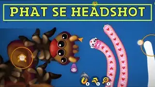 Biggest worm headshot WORMZONE.IO! @QueenZoneOG  #wormzonegame #wormateio #gaming