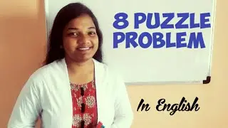 8-Puzzle Problem in Artificial Intelligence without Heuristic in English | Uninformed| Blind search