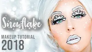 SNOWFLAKE MAKEUP TUTORIAL ❄️DAY 24 ❄️  | BEELUXURY 🎄