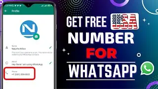How To Get Free USA 🇺🇸 Number For WhatsApp Verification