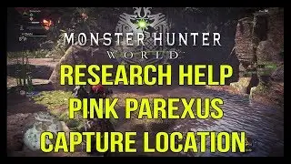 Monster Hunter World - Research Help: Pink Parexus Capture