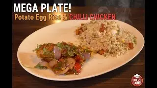 Chilli Chicken & Potato Egg Rice | Easy Recipe #ChilliChicken #FriedRice #CookingTutorial