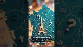 French Government Collapse: Macron Faces Chaos After Bayrou Ousted in No-Confidence Vote 🇫🇷 #shorts