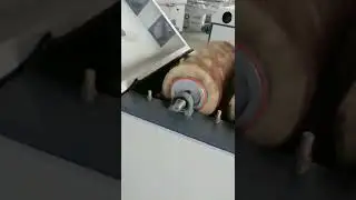 630mm width wood brush polish machine with two rollers wood cabinet polish sanding machine