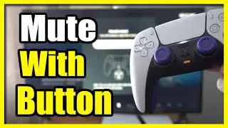 How to Mute Microphone & All Audio using PS5 Controller button (Fast Tutorial)