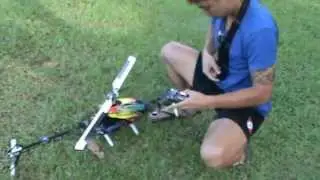 Align Trex 500 PRO DFC - HobbyWing Platinum PRO 100Amp ESC - Test Flights - SR Hobbies