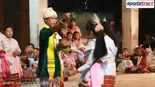 Maibi Lai Tongba during Lai Haraoba | Festivity of God | Possession of  lady priest by God
