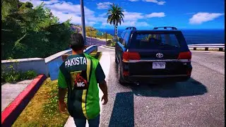 GTA 5 - REDUX MOD 1.10 |  ULTRA REAL GRAPHICS 🔥 LAND CRUISER | MSHAH GAMER  #shorts