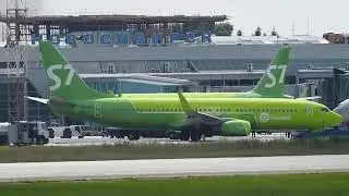 Двадцатилетний Boeing 737-800, S7 Airlines (Толмачево, 12.07.21)