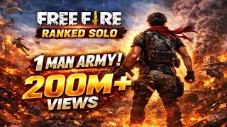 Free Fire BR Rank Solo 😱 | 1 Man Army Gameplay 🔥 | Sabko Akele Uda Diya! 😈