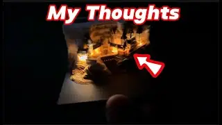2025 Desk Calendar With LED Lights, Paper Carving 3D Castle Calendar Notepad, Tear-Away Notepad