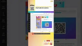 CANVAPLAY | DOWNLOAD SELECTION FEATURE IN CANVA #shorts #tiktok #canva #canvatutorial #canvahacks