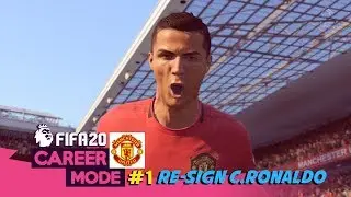 C.RONALDO Re-UNITED | FIFA 20 MANCHESTER UTD Career Mode ● 1080HD