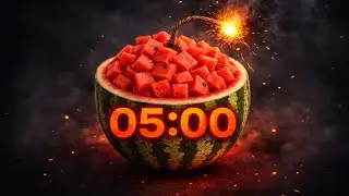5 Minute Timer Bomb WATERMELON 🍉