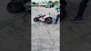 Wheelie Fail #shorts #wheelie #wheeliefail #superbike #fail #respect #subscribe