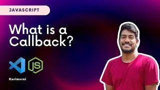 What is Callback in JS ? | Javascript tutorial