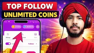 Top follow app new promocode 2026 ❄☃️ How to get unlimited coins in top follow app |  #topfollow