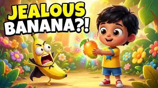 The Jealous Banana Twist! 🍌✨ Magic Mango Cartoon Episode | Fun Kids Story