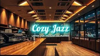 🔴Smooth Jazz Instrumental Music & Cozy Autumn Street Coffee Shop Ambience 🍂 Jazz Music for Work