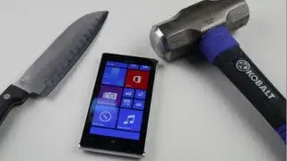 Nokia Lumia 925 Hammer & Knife Test