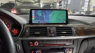 Замена заводской магнитолы NBT на монитор с Apple Carplay, Android Auto, установка камеры BMW F30