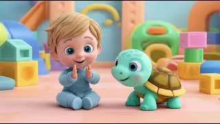 Slow and Steady Turtle 🐢|  Nursery Rhymes for Babies | LittleWhiz