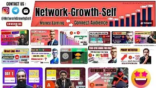 Network Growth Self | How To Get Clicks On Direct Link | Adsterra & Richads