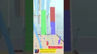 BRIDGE RACE RUN 🪜😱 #game #shorts level 247 #race #run #bridgerace