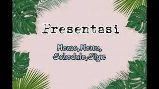 Pengertian secara singkat MEMO,MENU,SCHEDULE,SIGN.
