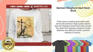 German Shepherd God Hand Shirt