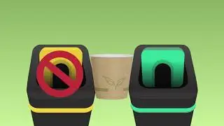 Coffee Cup Disposal Video Animation Tutorial