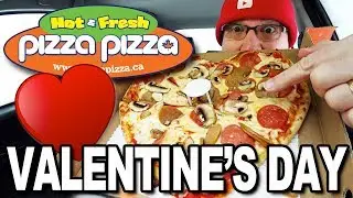 HEART SHAPED PIZZA for VALENTINE'S DAY
